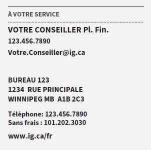 À votre service