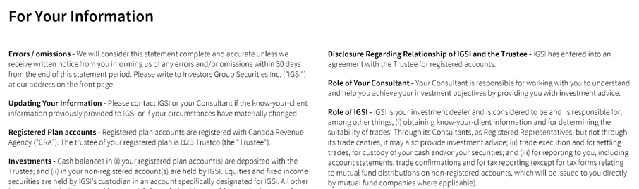 À titre d'information